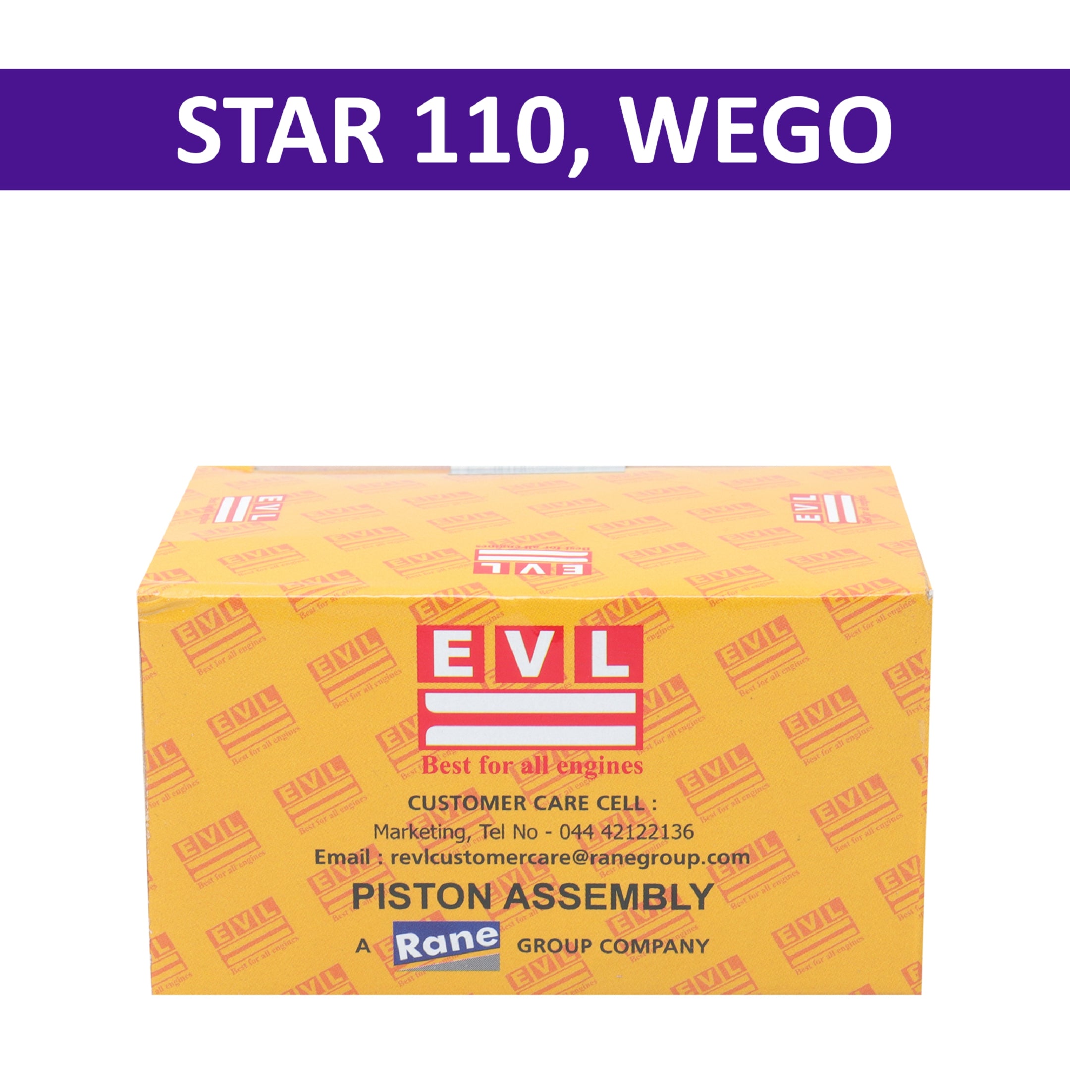 EVL Piston Kit (0.50) for Star 110,Wego