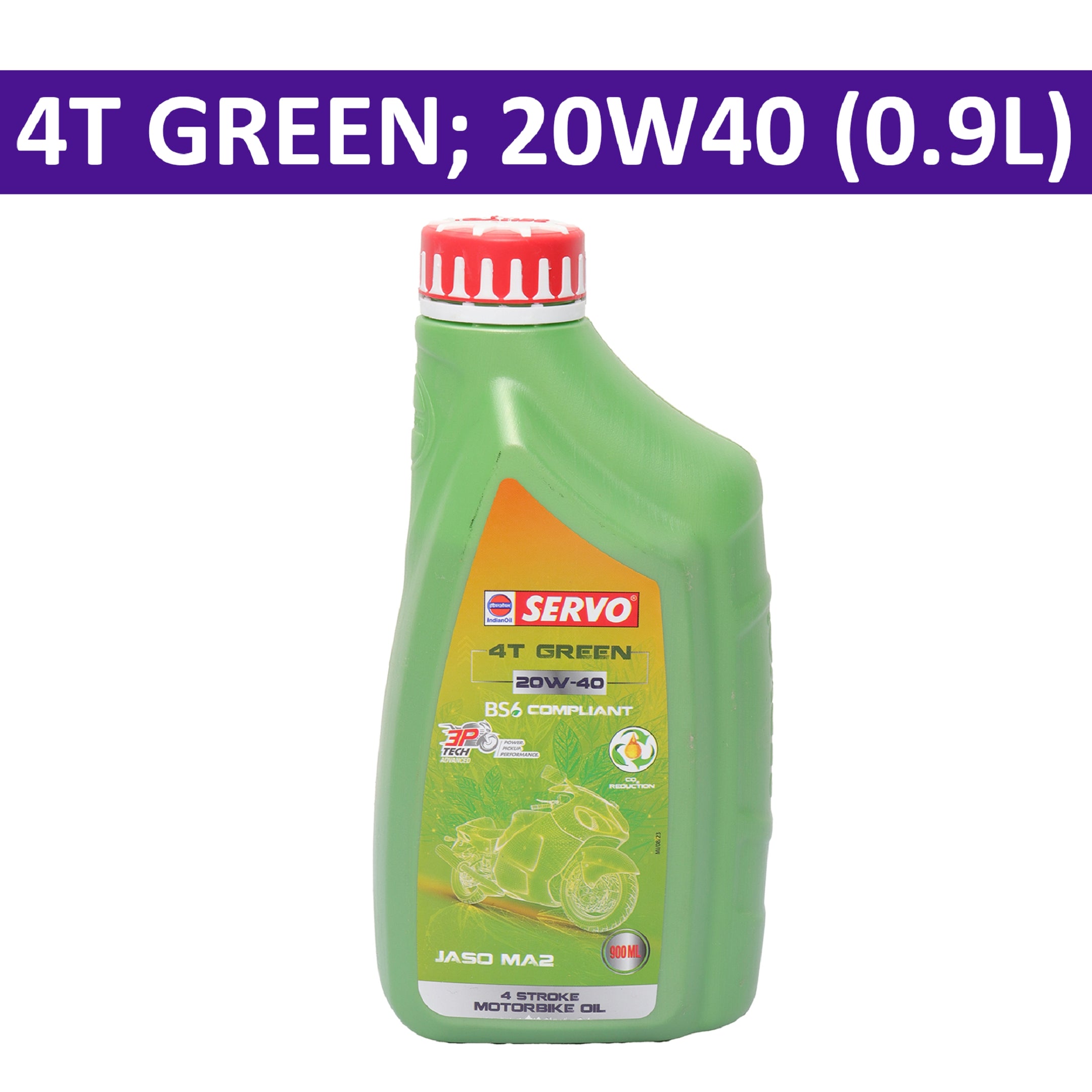 Servo 4T Green 20W40 900Ml (20 Units)