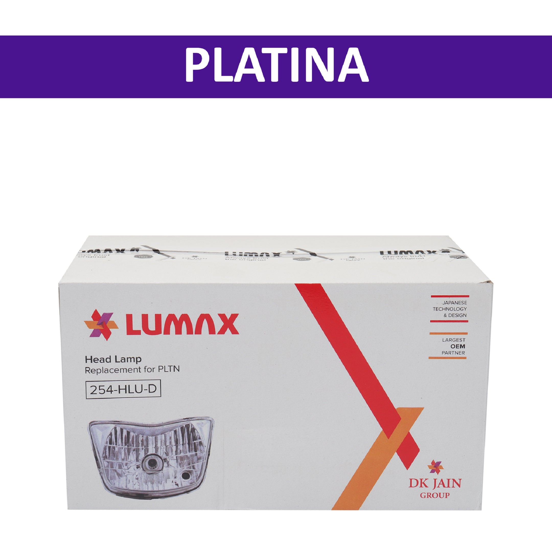 Lumax Head Light Assembly for Platina