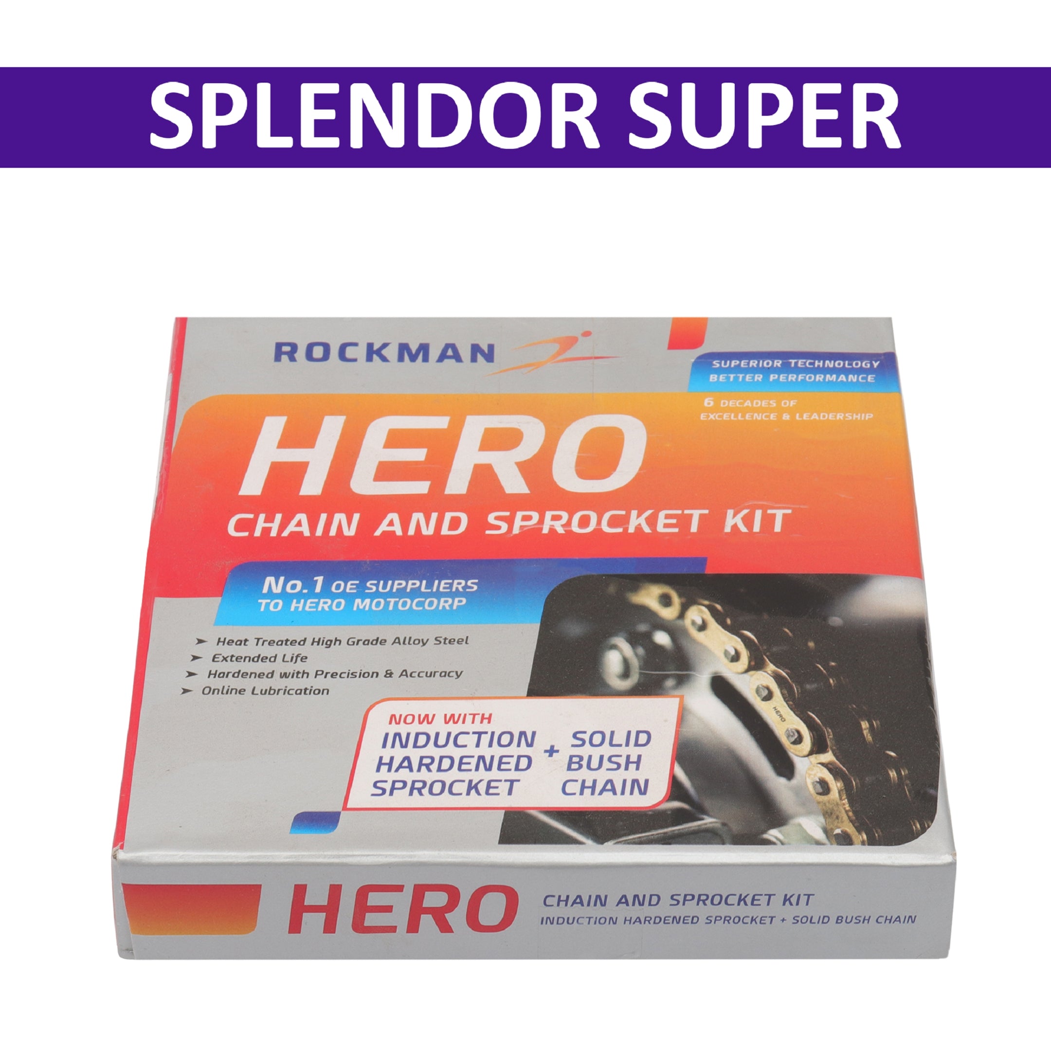 Rockman Chain Kit for Super Splendor