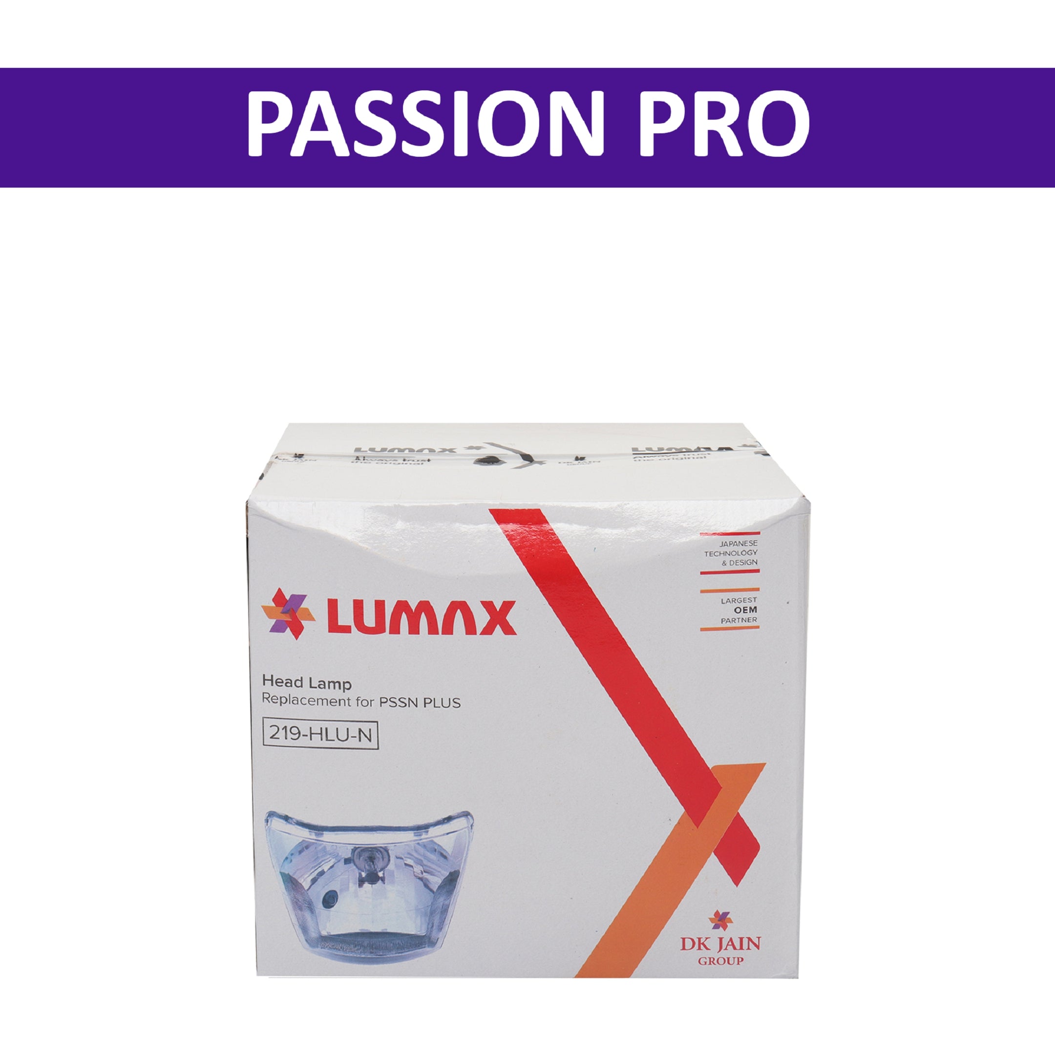 Lumax Head Light Assembly for Passion Pro