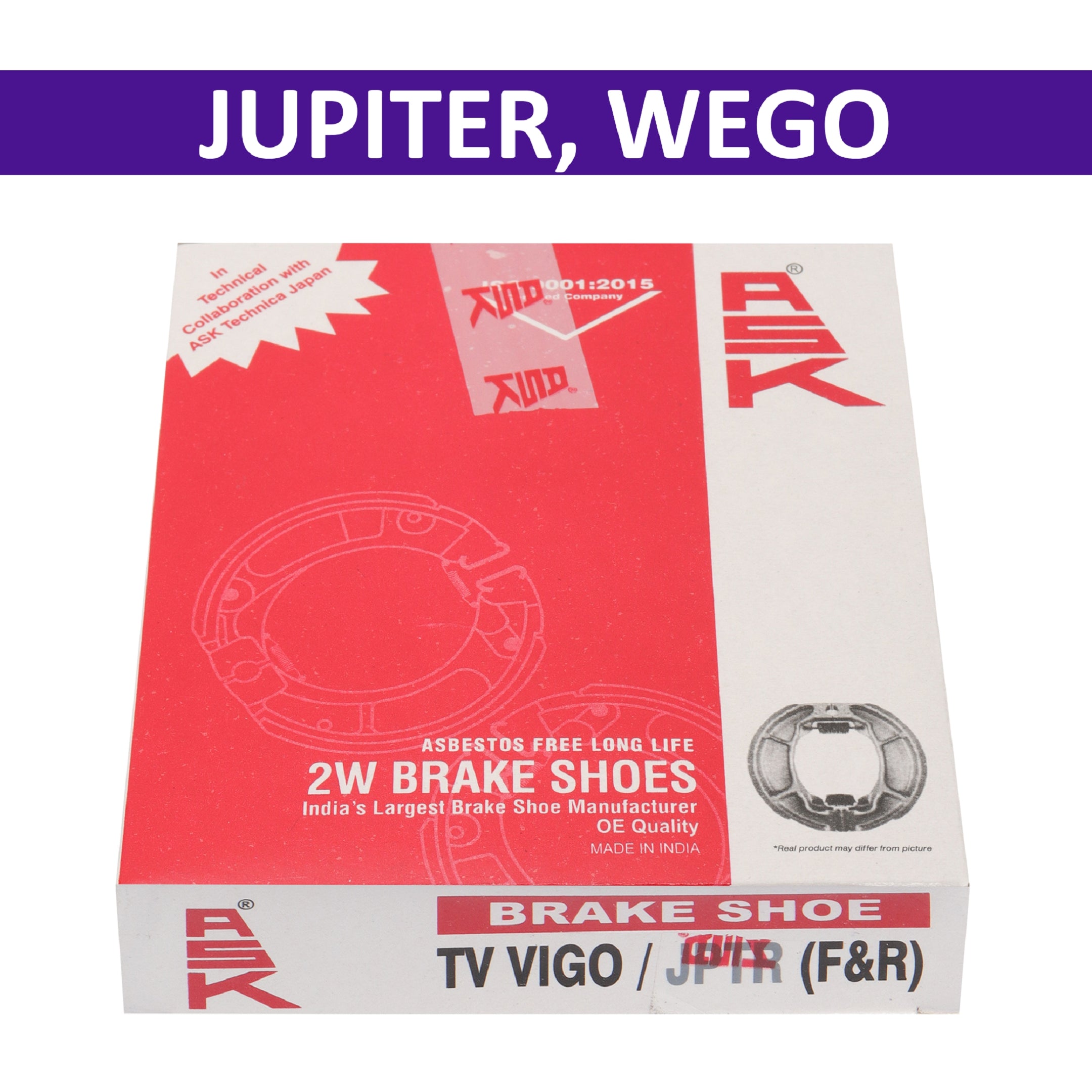 ASK Brake Shoe for Jupiter, Wego