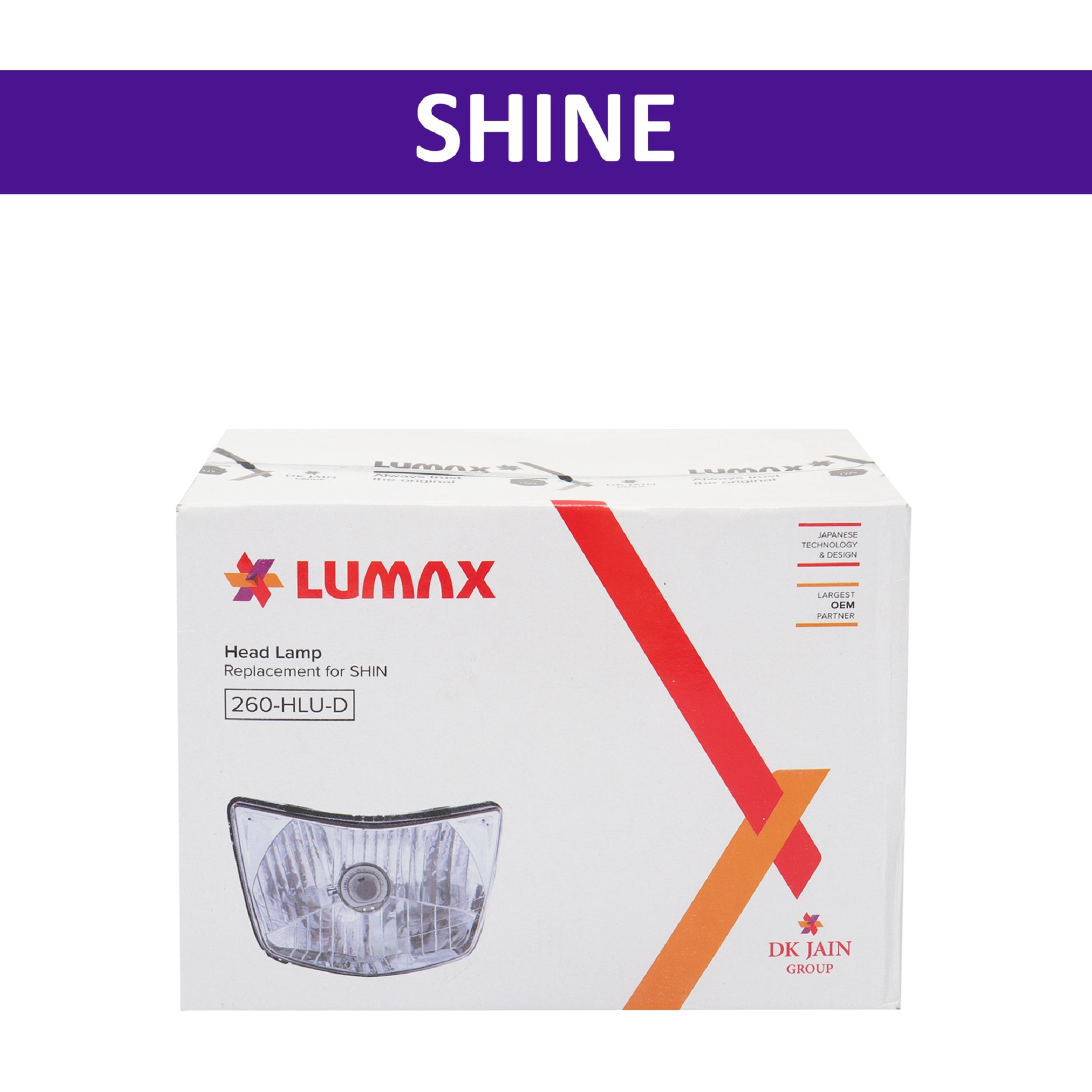 Lumax Head Light Assembly for Shine