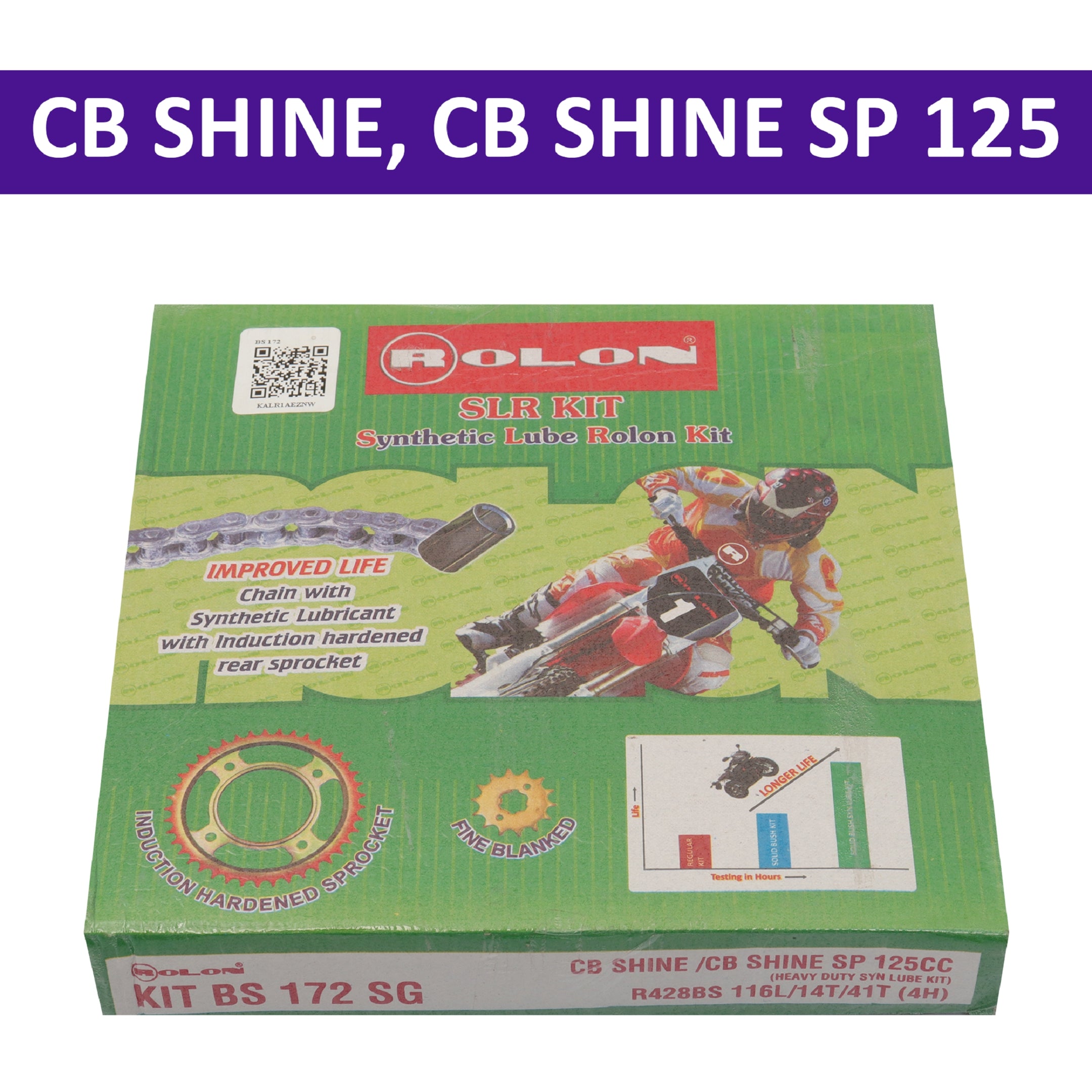 Rolon Chain Kit for CB Shine, CB Shine SP 125