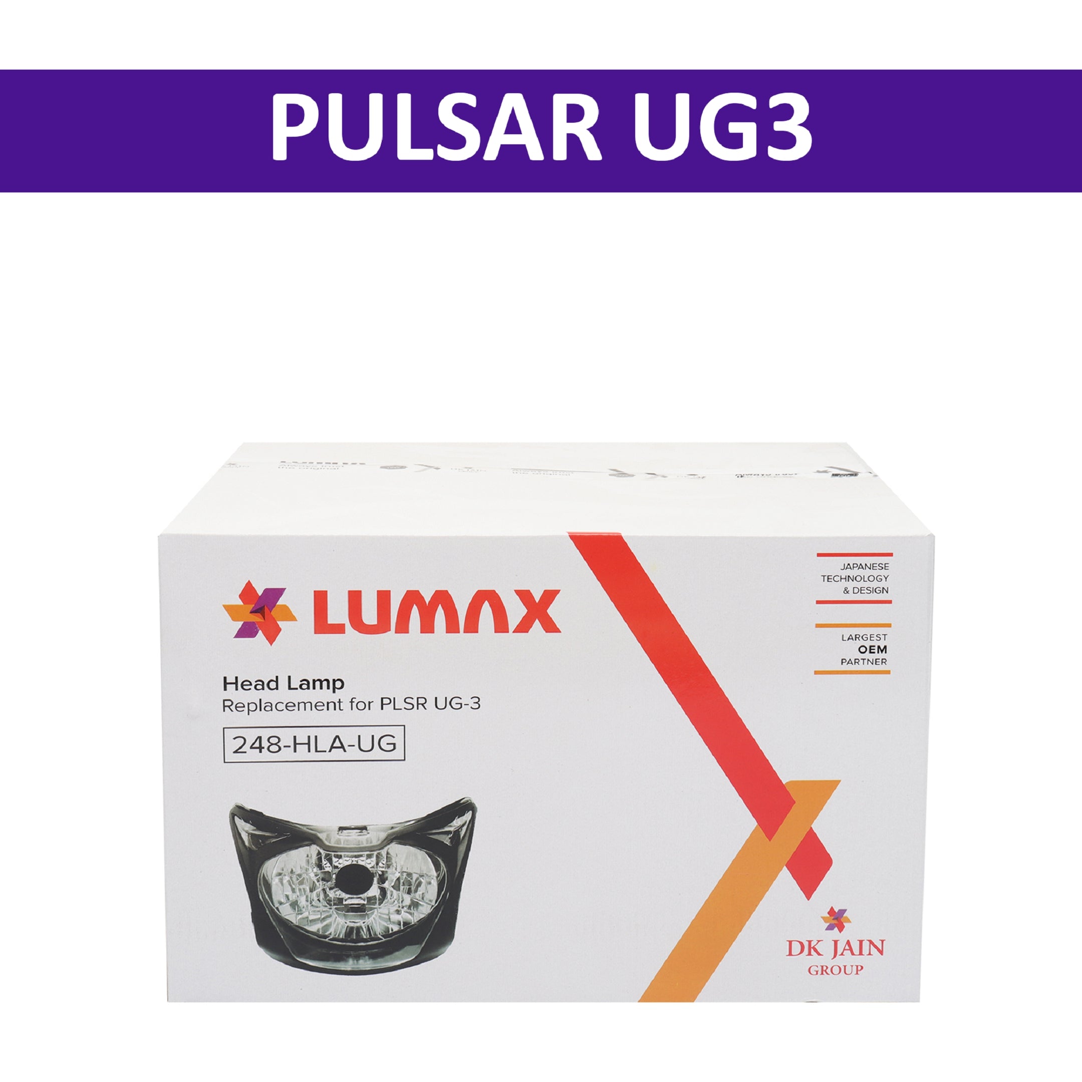 Lumax Head Light Assembly for Pulsar UG3