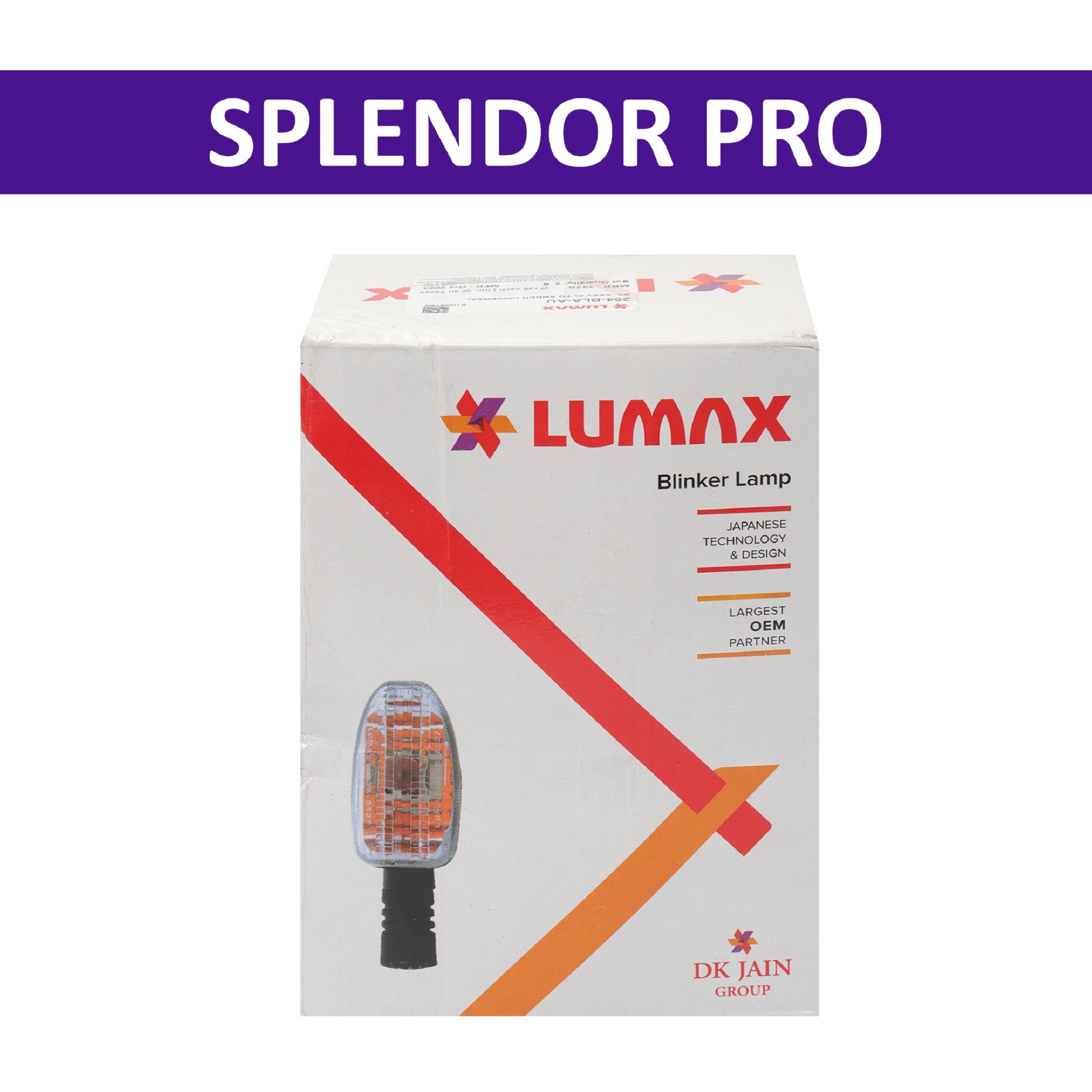 Lumax Indicator (Universal - Clear) for Splendor Pro