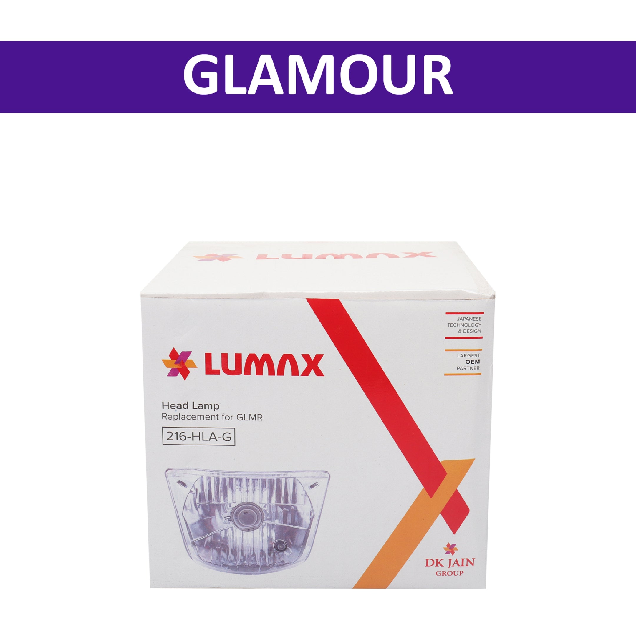 Lumax Head Light Assembly for Glamour