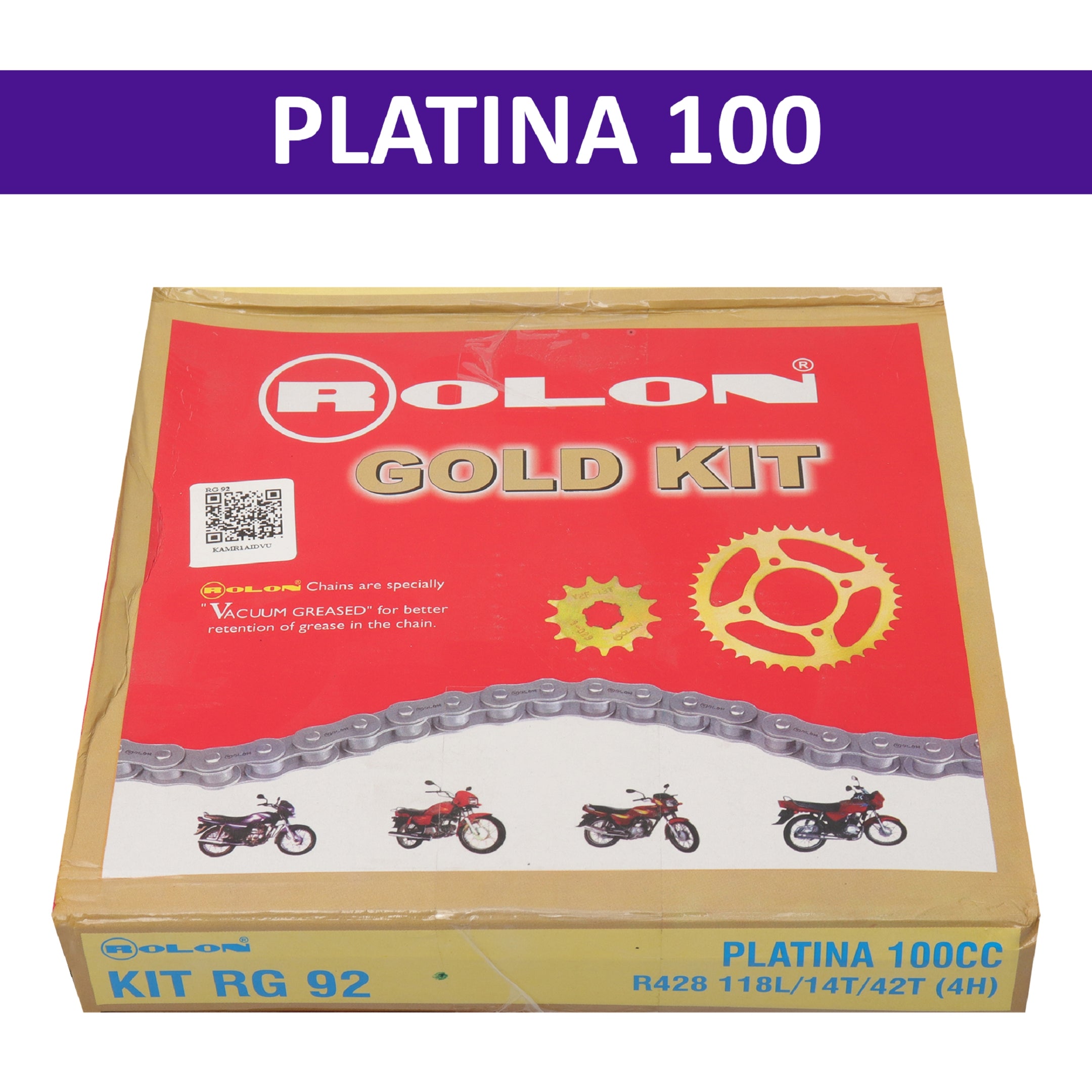 Rolon Chain Kit for Platina 100