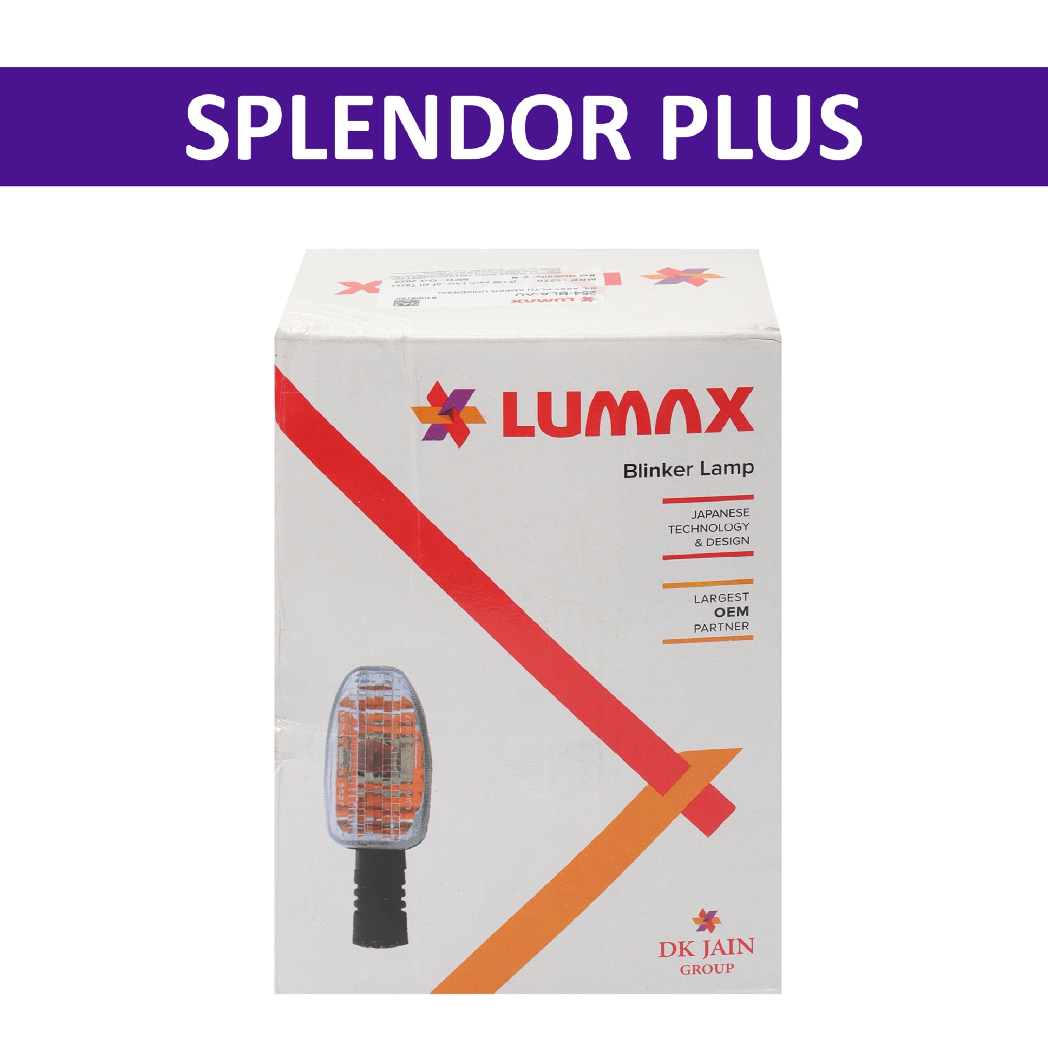 Lumax Indicator (Universal - Amber) for Splendor Plus