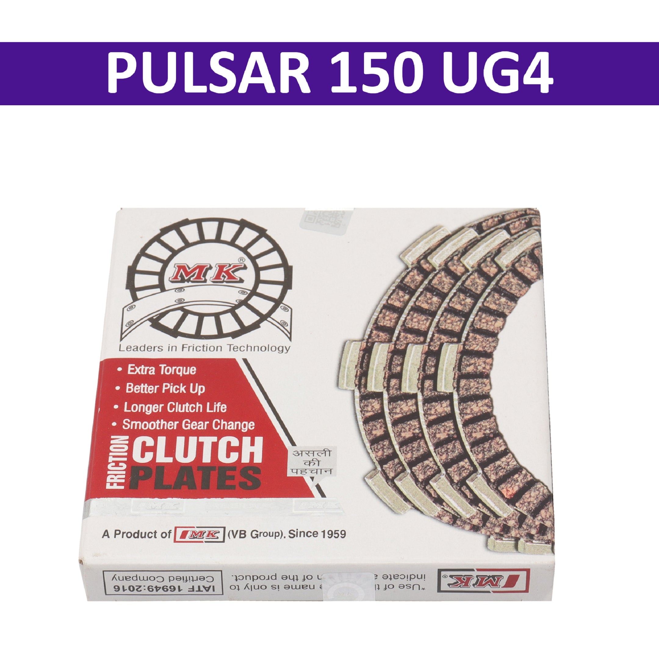 MK Clutch Plate for Pulsar 150 UG4