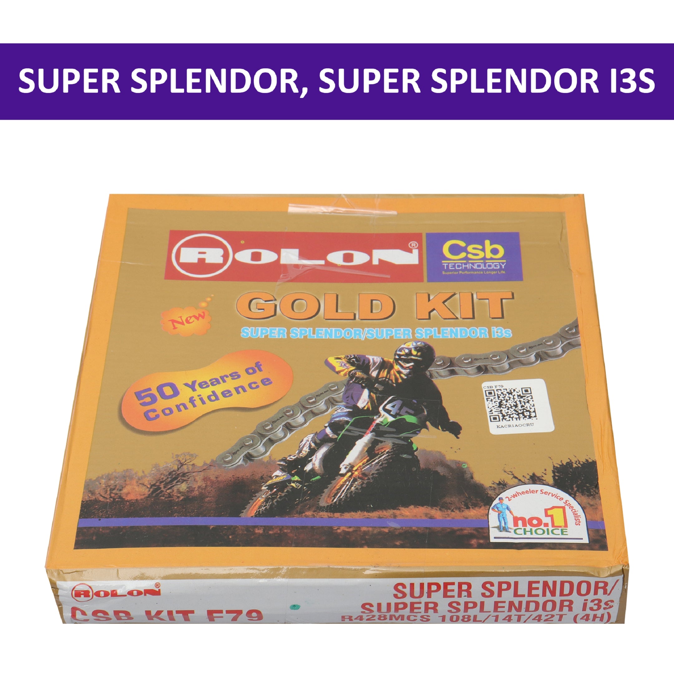 Rolon Chain Kit for Super Splendor, Super Splendor I3S