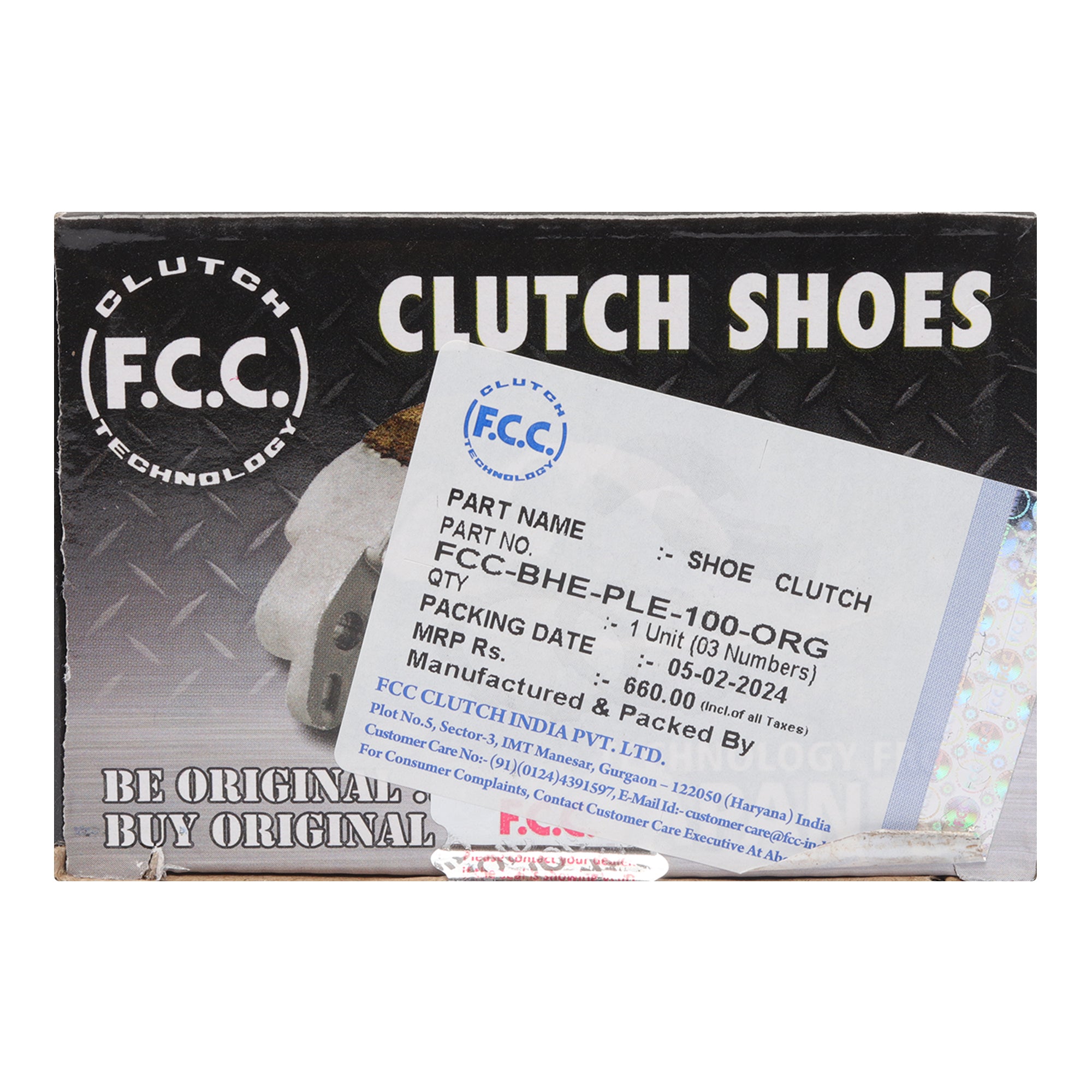 FCC Clutch Shoe for Pleasure