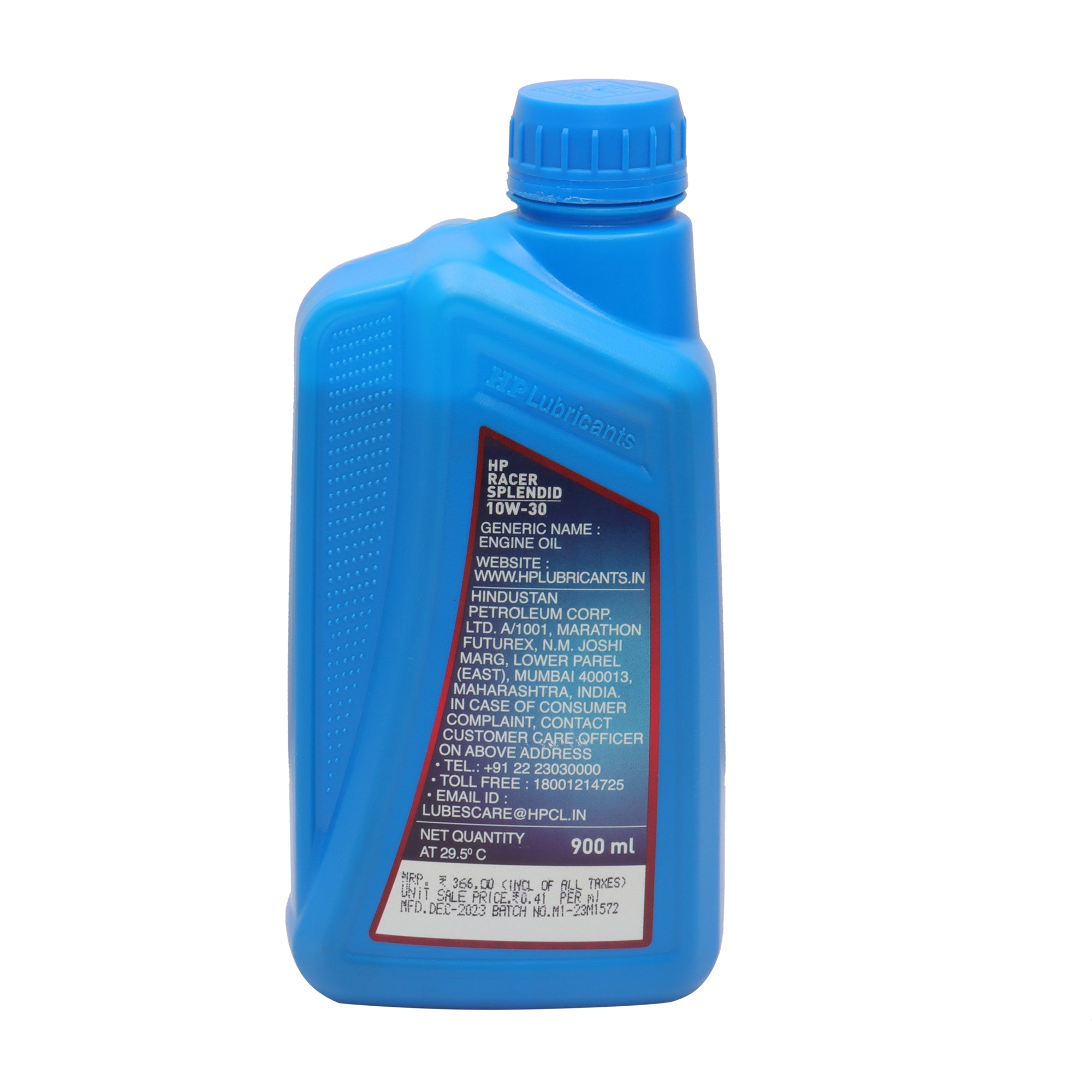 HP Racer 4Stroke Splendid Engine Oil 10W30 900ml