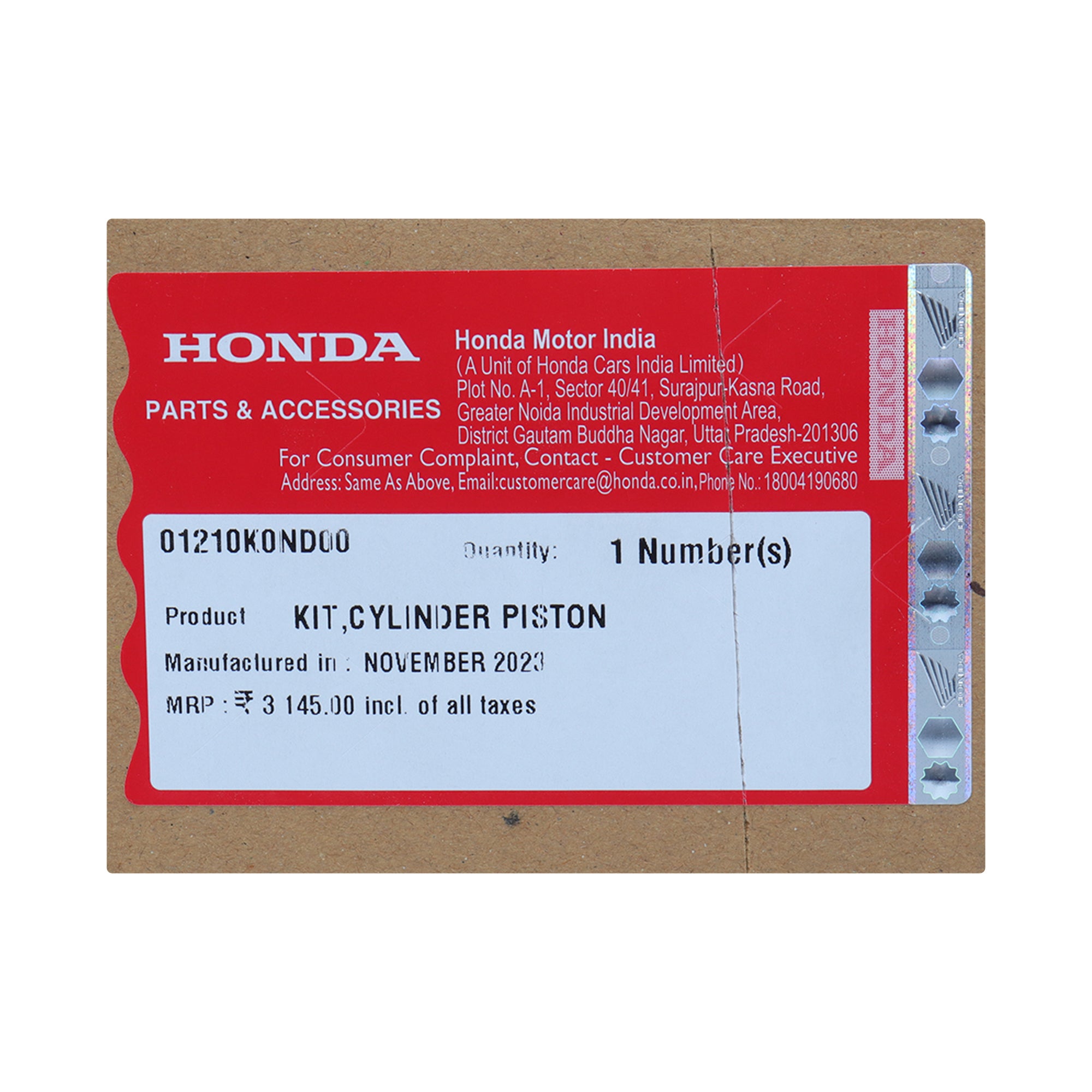 Honda Cylinder Kit for Shine BS6