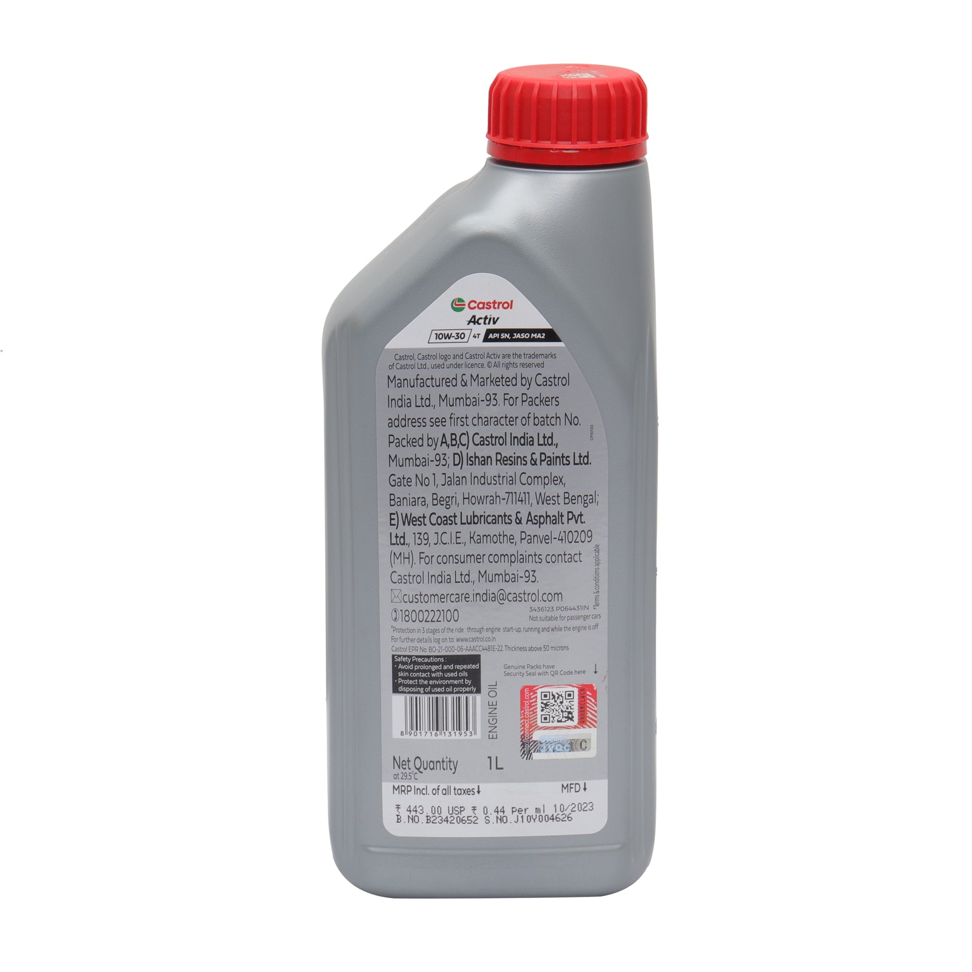 Castrol 4T Active 10W30 1L