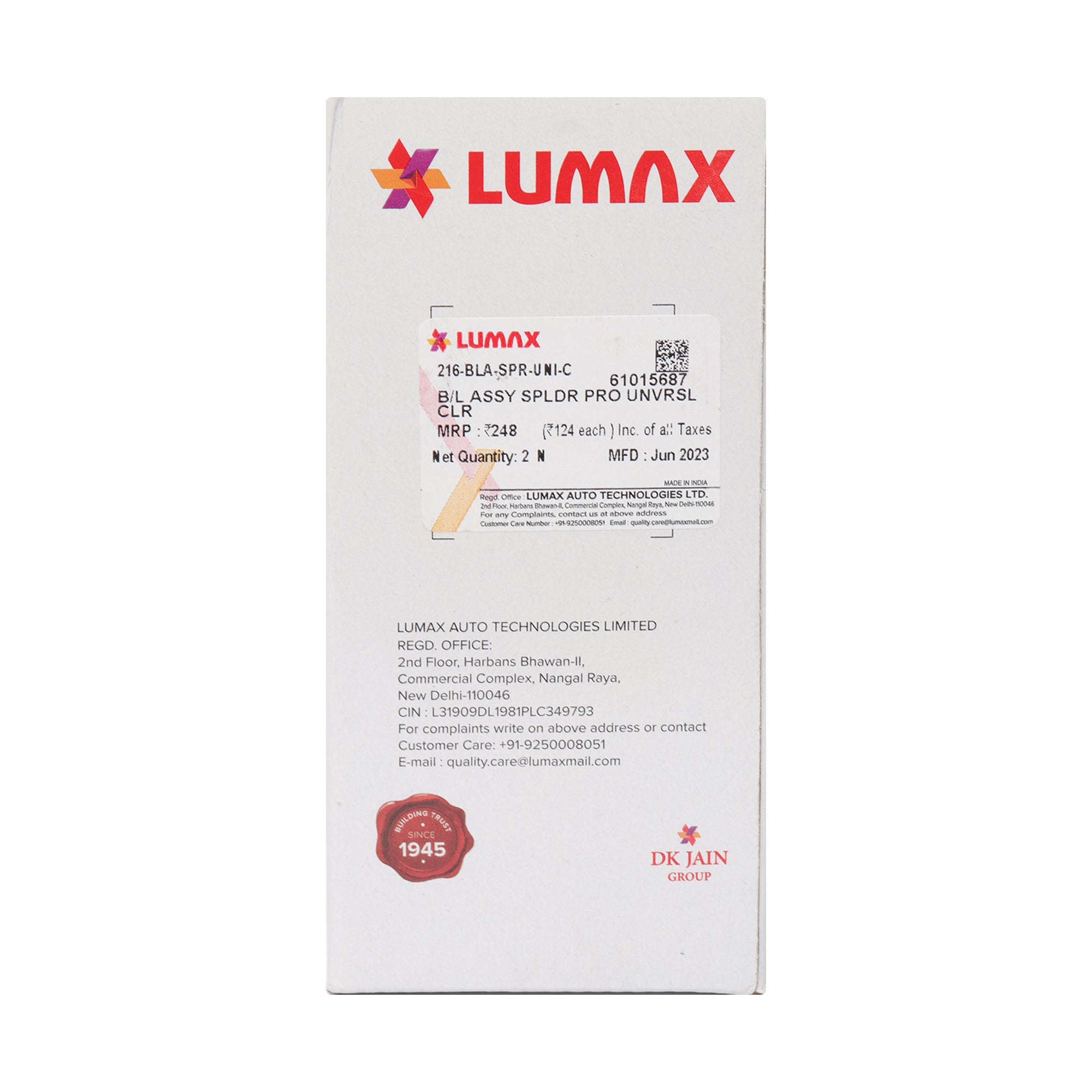 Lumax Indicator (Universal - Clear) for Splendor Pro