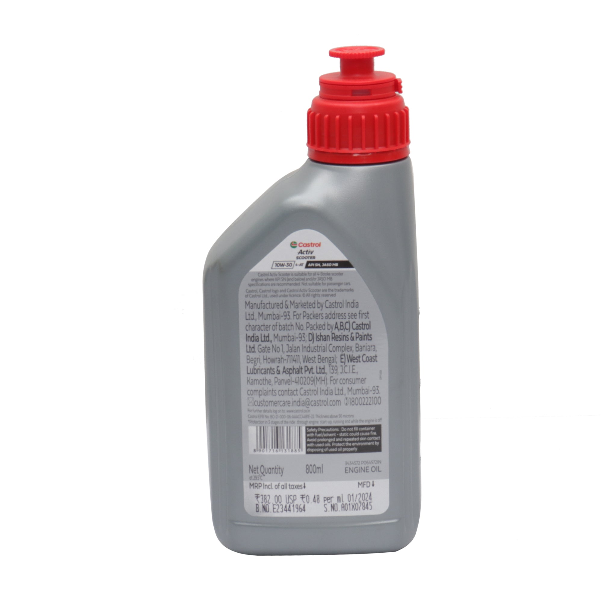 Castrol Active Scooter 10W30 800 ml