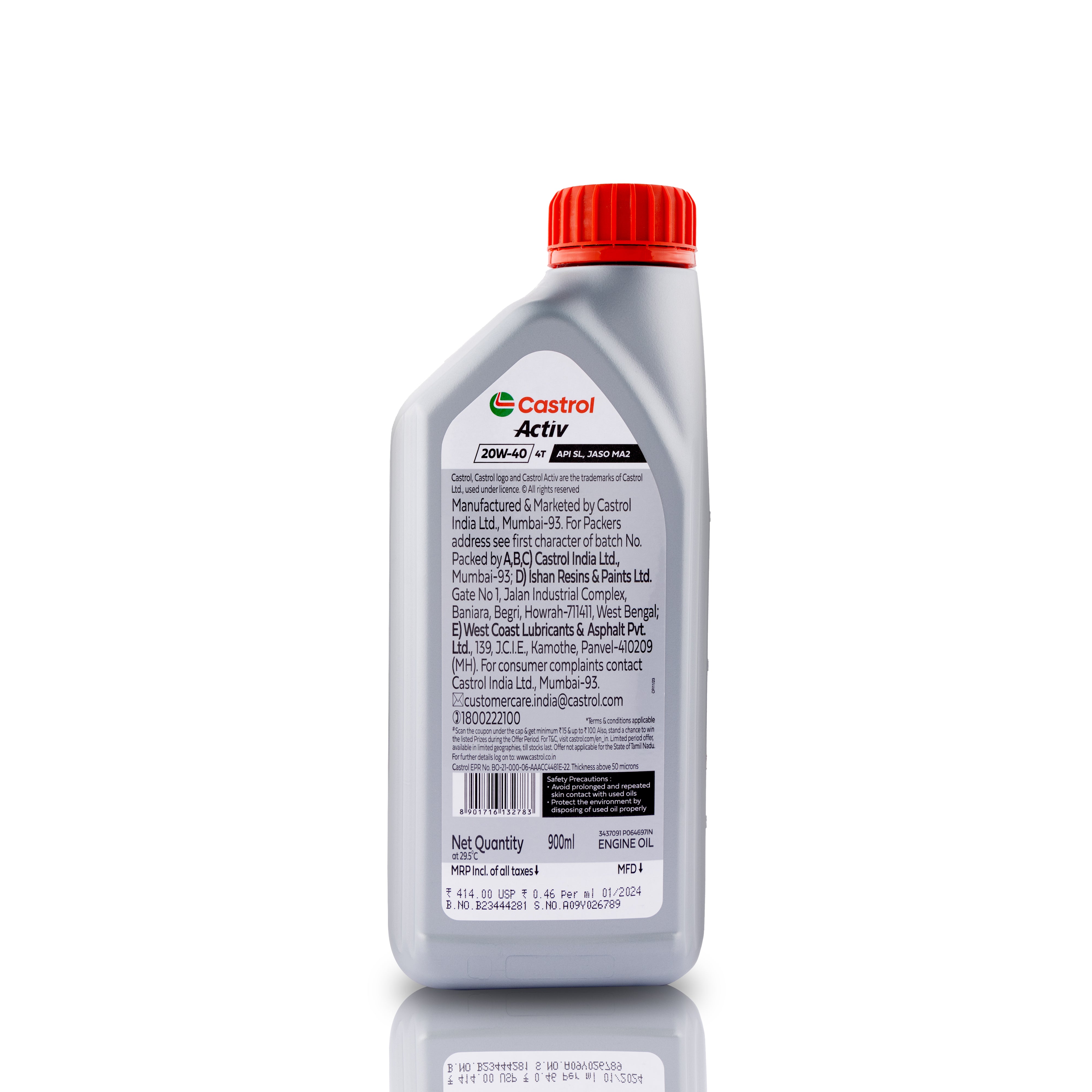 Castrol Active 20W40 900 ml