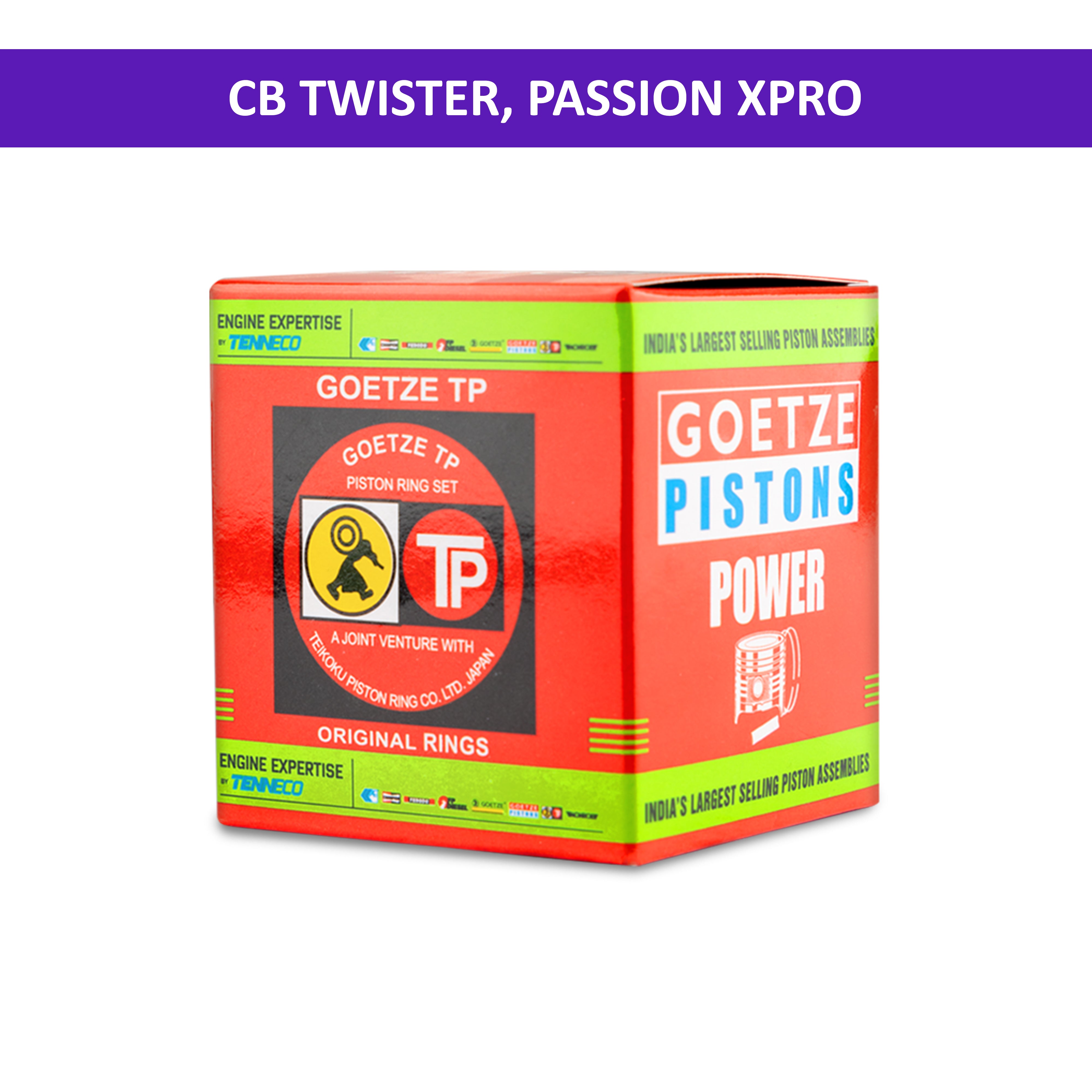 Goetze Piston Kit (0.25) for CB Twister, Passion X Pro