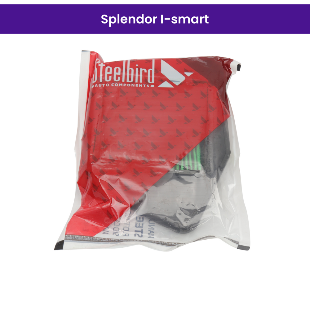 Steelbird Air Filter (Paper) for Splendor I-smart, CD Deluxe, HF Deluxe BS6, Splendor Plus BS6