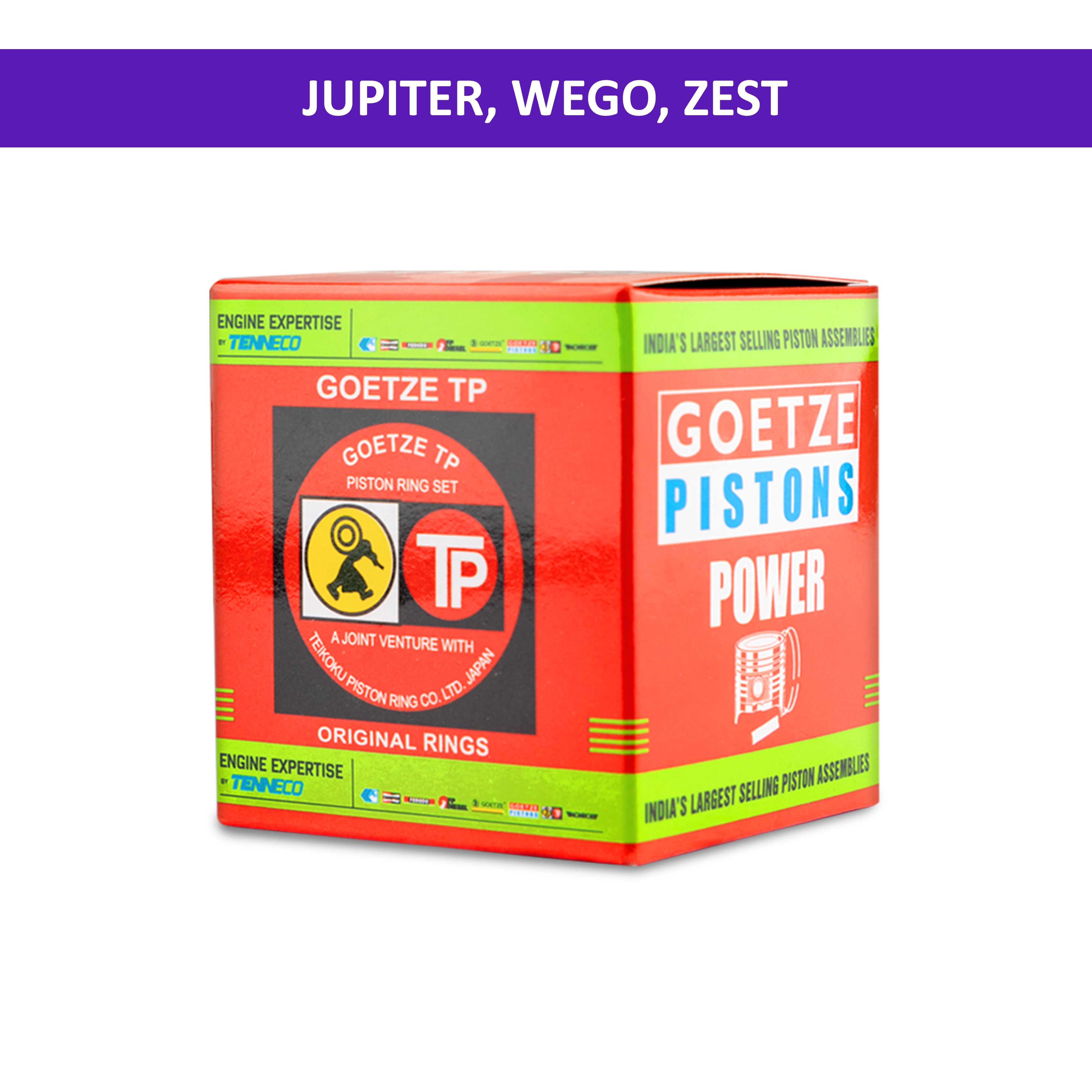 Goetze Piston Kit (0.25) for Jupiter, Wego, Zest