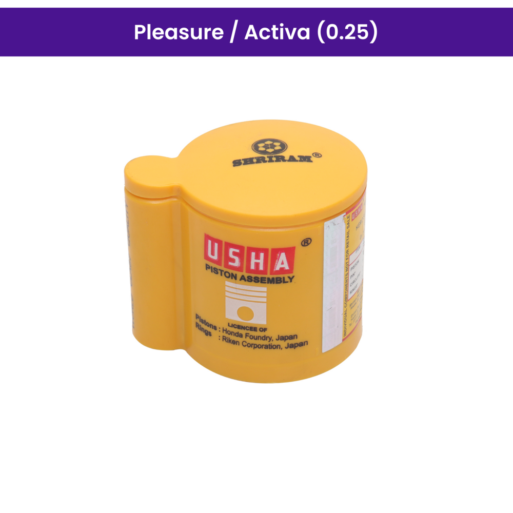 Usha Piston Kit (0.25) for Pleasure, Activa