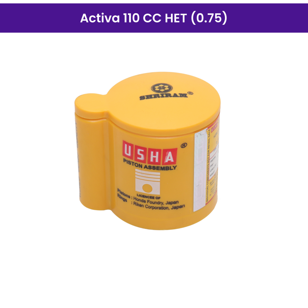 Usha Piston Kit (0.75) for Activa 110 HET