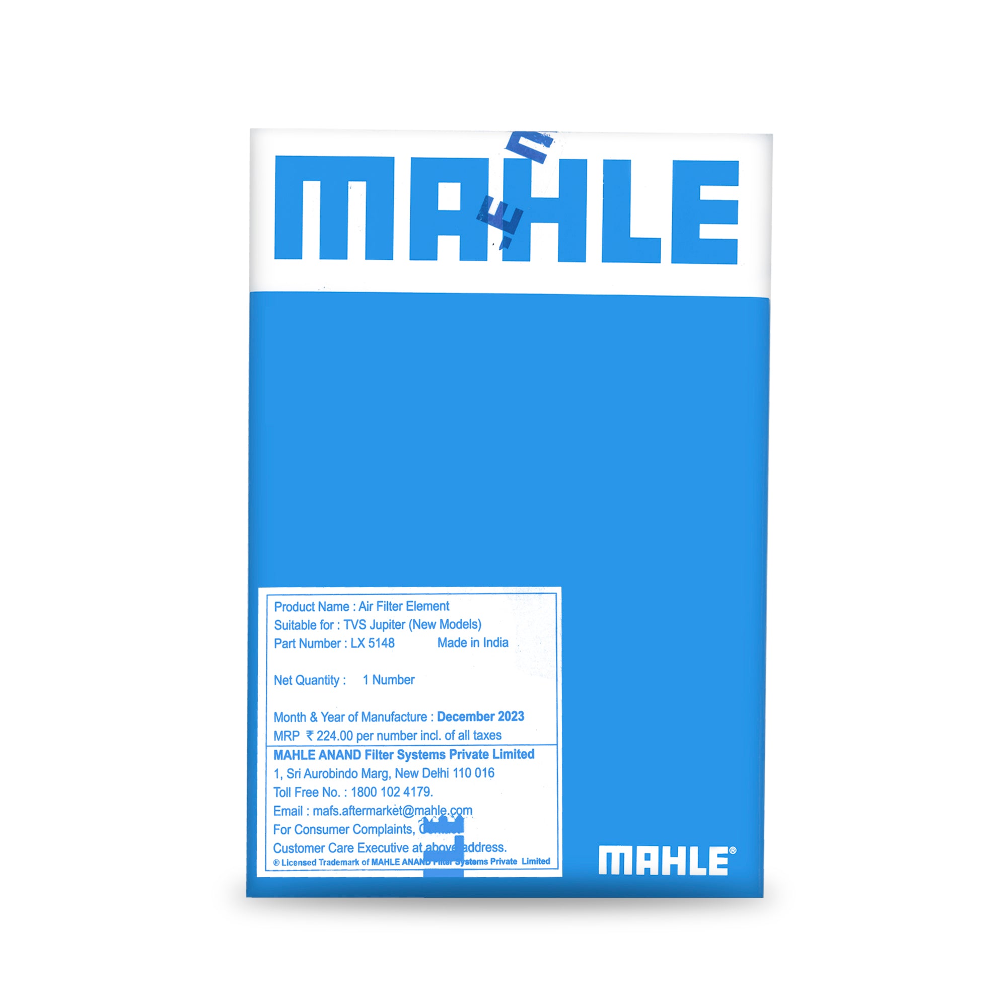 Mahle Air Filter for Jupiter New