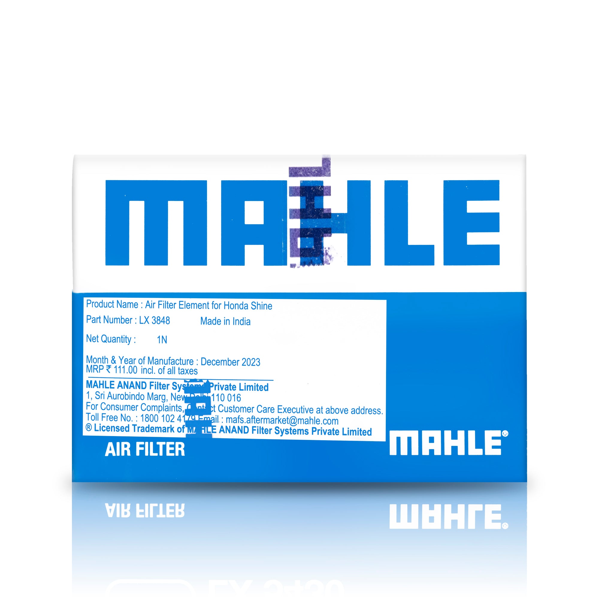 Mahle Air Filter for Shine