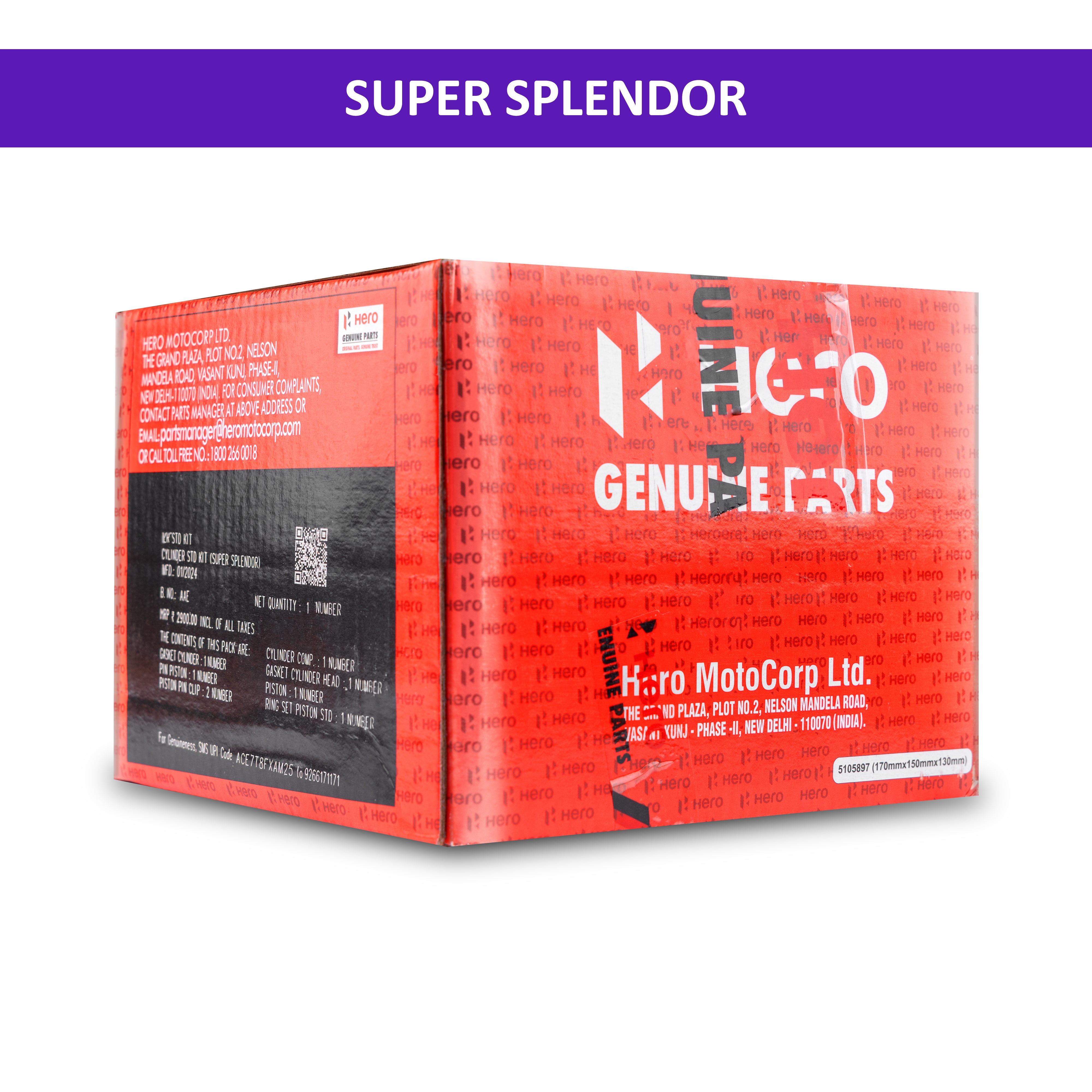 Hero Cylinder Kit for Super Splendor